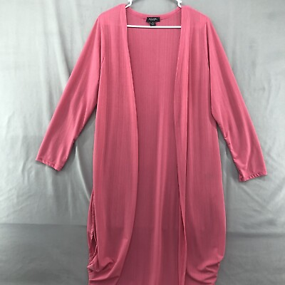 #ad Rouge Collection Long Sleeve Pink Overlay Size 1X Women $7.35