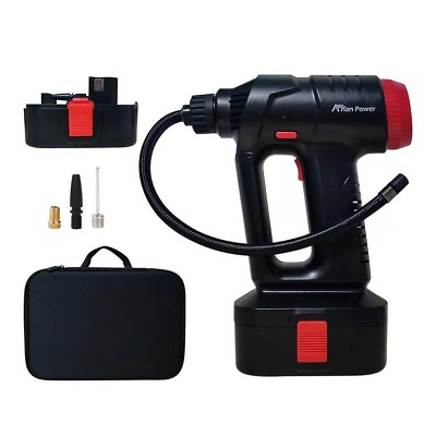 Cordless Tire Inflator Air Compressor Car Tire Pump with Rechargeable Battery $36.99