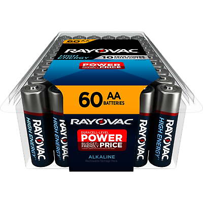 #ad High Energy AA Batteries 60 Pack Double A Batteries $18.88