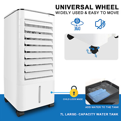 Portable Air Conditioner 3 IN 1 5.5L Evaporative Cooler w Remote Control Room $84.99