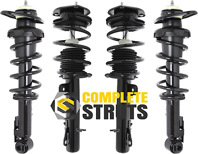#ad COMPLETESTRUTS Front amp; Rear Complete Strut Assemblies with Coil Springs for 20 $323.99