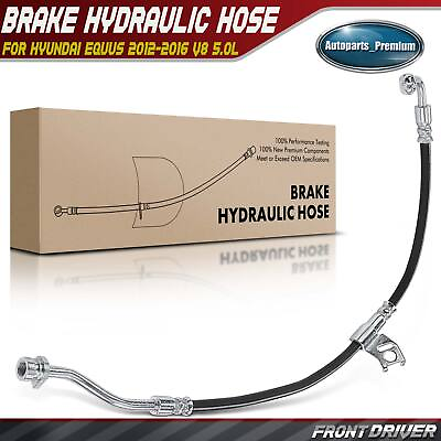 #ad New Front Left LH Brake Hydraulic Hose for Hyundai Equus 2012 2015 2016 V8 5.0L $19.99