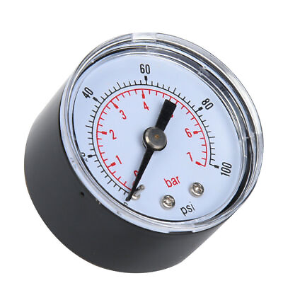 #ad 0 100psi Mechanical Pressure Gauge For Oil Water 1 8quot; BSPT Back Connection $9.29