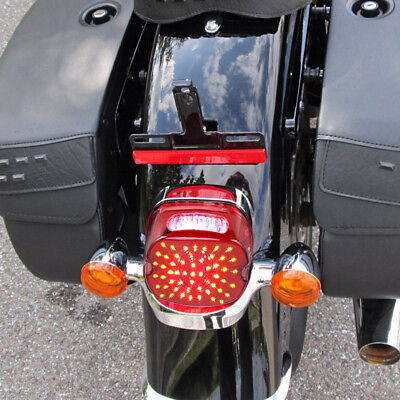 #ad LED Tail Light Brake For Harley Touring Road Glide Softail FLS Sporster Classic $22.51