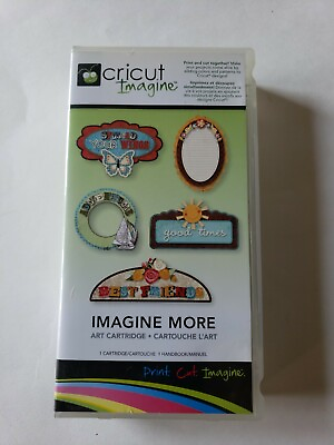 #ad Cricut Imagine Imagine More Art Cartridge Complete w Manual link status unknown $20.29