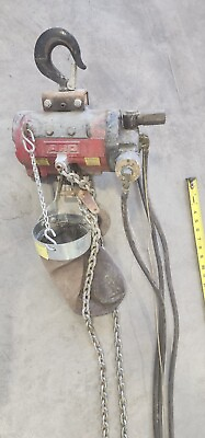 #ad Ingersoll Rand Air Chain Hoists 1 2Ton Pendant control. Lot of 6 $1950.00