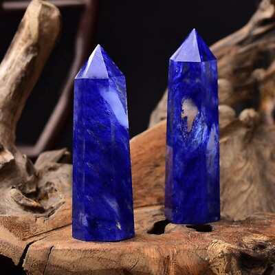 #ad Blue Smelting Quartz Healing Crystal Tower Point Wands Obelisk Home Decor Gifts $13.90