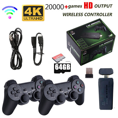 #ad Dual 2.4G Wireless Premium Controllers 20000 Games 4K HDMI Retro Game Console $25.99