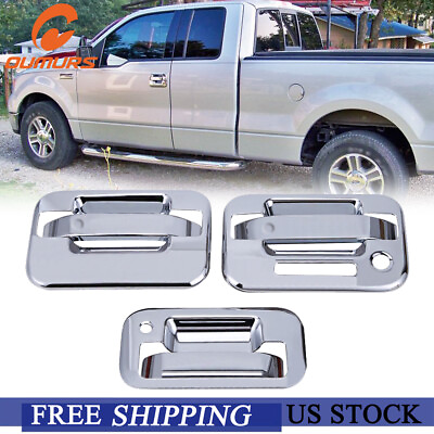 #ad #ad Fits for 2004 14 Ford F150 Chrome 2 Door With Key Pad Tailgate Handle Covers $18.99
