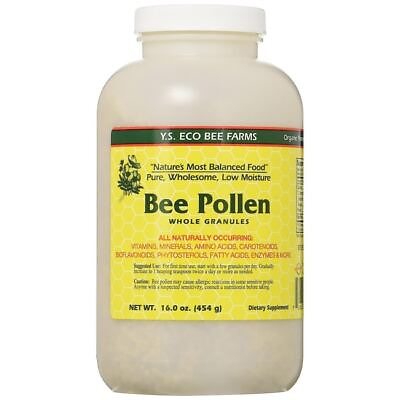 #ad Y.S. Eco Bee Farms Low Moisture Bee Pollen Whole Granules 16 oz Granules $21.85