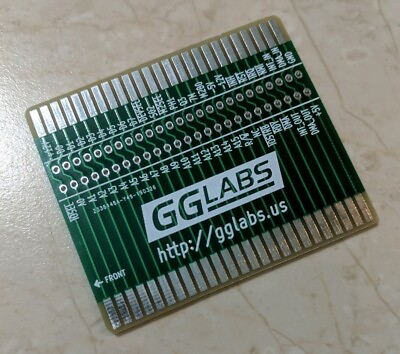 #ad GGLABS RISER50 PCB Apple II II IIe IIgs slot riser w Logic Analyzer Connector $7.95