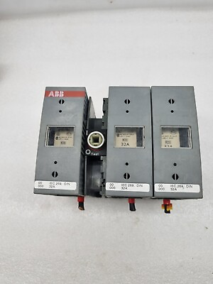 #ad ABB OS32D12 Switch With Fuse Free Fast Shipping $92.07