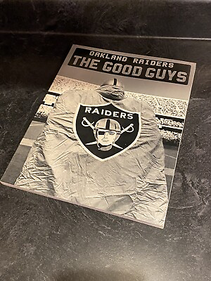 #ad Vintage Oakland Raiders The Good Guys 1975 Square Books FAST SHIPPING $34.90