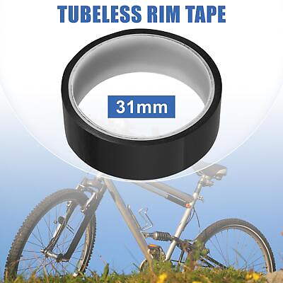 #ad Width 31mm Length 10m Bike Wheel Tubeless Rim Tape Bike Rim Strip Tape Black $11.87