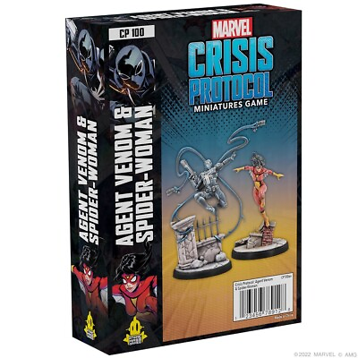 #ad Agent Venom and Spider Woman Marvel Crisis Protocol AMG $29.46