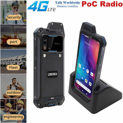 #ad 4G Android 11.0 Rugged Phone Walkie Talkie PoC Network Radio Mobile UNIWA W888 $334.41