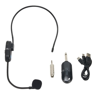 #ad Rechargeable Wireless Microphone Headset System 160FT Range for Teaching $23.79