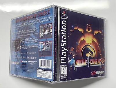 #ad Replacement Case Only Mortal Kombat 4 PlayStation 1 PS1 $12.99