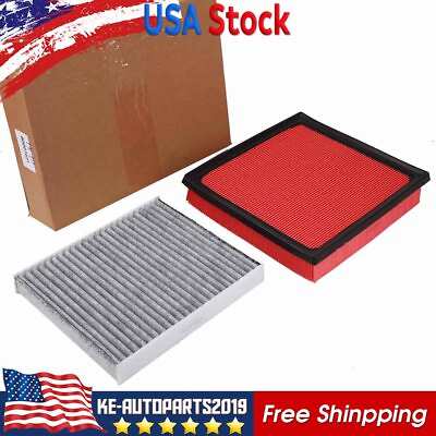#ad #ad 2pc COMBO AIR FILTER CHARCOAL CABIN FILTER FOR TOYOTA 19 22 RAV4 Non Hybrid $18.99