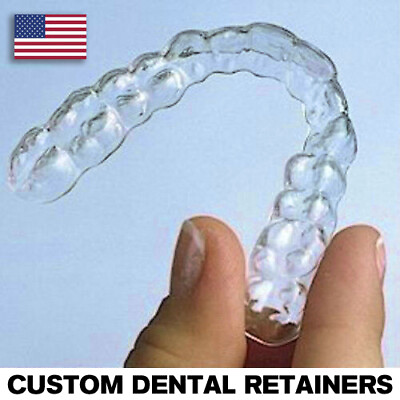#ad Custom Fit Set Orthodontic Dental Retainers Upper AND Lower MADE USA DENTAL LAB $115.00