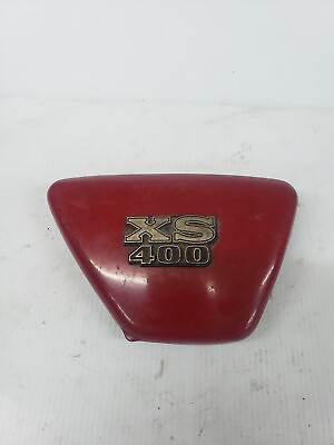 #ad Yamaha Used OEM Side cover Red RH fits 1978 XS400E 2L0 21721 C $38.99