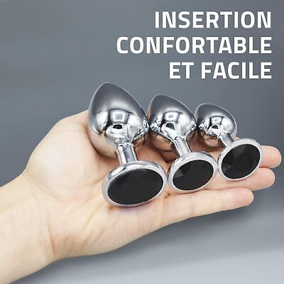 #ad 2024 Anal Butt Plug STAINLESS Butt Plug Sex Toy Adult Women Men Couples Gift NEW $5.49