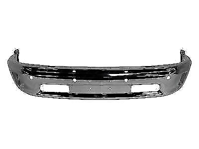 #ad Chrome Steel Front Bumper Face Bar W Park amp; Fog Hole For 2014 2018 RAM 1500 $331.99