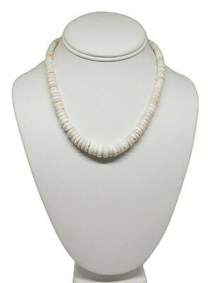 #ad Women#x27;s Stone? Necklace Round Multi Size White Orange Fashion Jewelry Handmade? $8.99