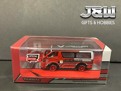 #ad Tarmac Works Toyota Hiace Widebody Hong Kong Special Edition 1 64 $29.99