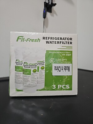 #ad 3 Pack FF XWF Refrigerator Water Filters Fil Fresh Sealed Pack $11.12