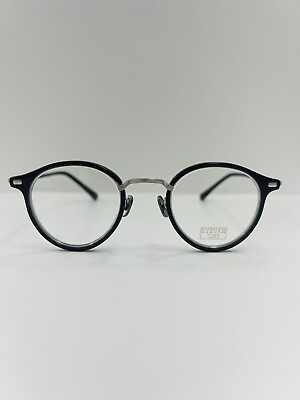 #ad Eyevan 777 c112 Black Silver Round Eyeglasses $249.00