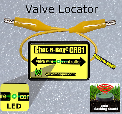 #ad ✅Lawn Valve Locator the orginal Chat R Box® w LED power indicator $39.00