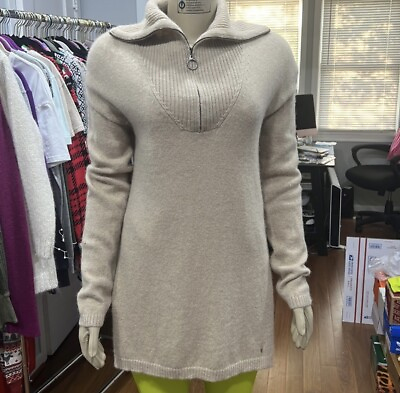 #ad Peruvian Connection 1 4 Zip 100% Alpaca Sweater $179 Size Small $50.00