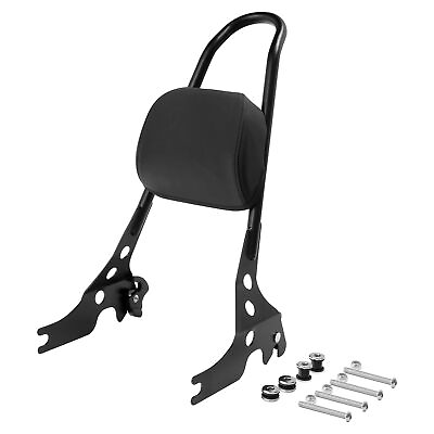 #ad Sissy Bar Backrest Fit For Harley Sportster Iron 883 1200 Forty Eight 2004 2022 $43.99