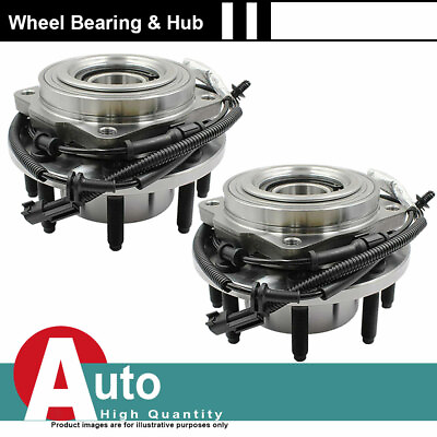 #ad Fit 4x4 2017 2020 Ford F250 F350 Super Duty w ABS Front Wheel Bearing amp; Hub Pair $235.00