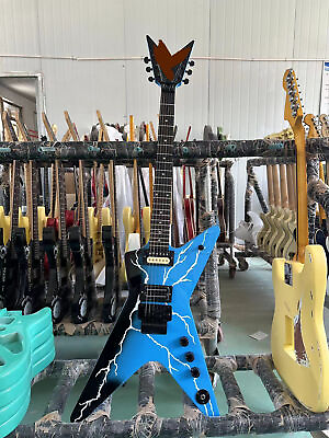 #ad Dimebag Darrell Rebel Electric Guitar Black Fretboard Mahogany Body 6 String $340.00