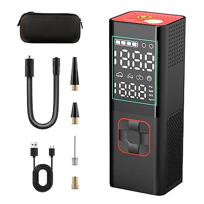 #ad #ad Tire Inflator Portable Air Compressor Cordless Air Pump for Car Tires with T... $70.90