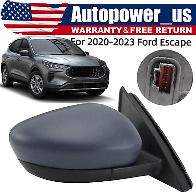 #ad FOR FORD ESCAPE 2020 2021 2022 2023 RIGHT SIDE MIRROR WITH RH PASSENGER SIDE $80.99