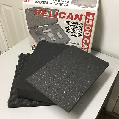 #ad 3 piece set Replacement foam set for the Pelican 1500. Middle piece is Pluck $22.50