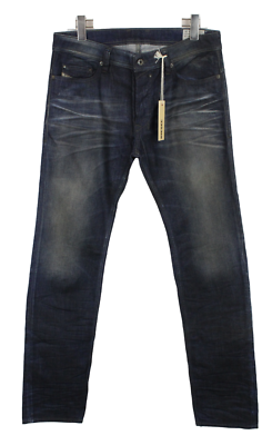 #ad DIESEL Safado Regular Slim Straight 0827K Stretch Jeans Men#x27;s W31 L34 Whiskers $83.71