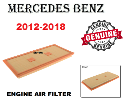 #ad Mercedes Benz Engine Air Filter For C E GLE GLK ML R SLK 276 Engines GENUINE $73.33