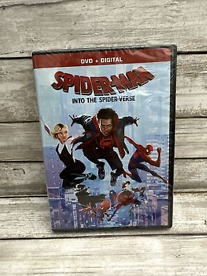 #ad Spider Man: Into the Spider Verse Brand New DVD plus Digital HD New Sealed $10.95