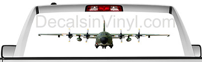 #ad Rear window graphic view thru decal sticker Air pickup truck SUV mil117 $39.95