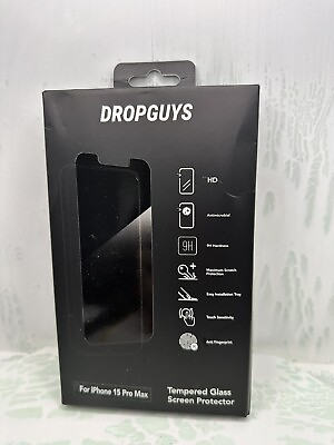 #ad DropGuys Tempered Screen Protector iPhone 15 Max New $27.00