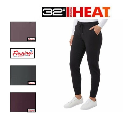 #ad 32 Degrees Heat Ladies#x27; Tech Fleece Jogger J41 $15.50