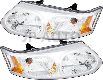 #ad For 2003 2007 Saturn Ion Headlight Halogen Set Driver and Passenger Side $129.28