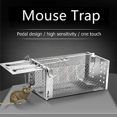 #ad New Cage Trap Live Humane for Squirrel Chipmunk Rat Mice Rodent Animal Catcher $11.39