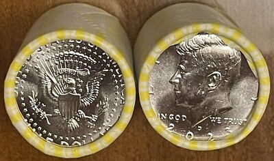 #ad 1 2023 D HALF DOLLAR BANK ROLL $10 FACE VALUE 20 COINS UNCIRCULATED $19.49