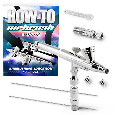 Dual Action Airbrush Kit 2cc with 3 Tips $20.99