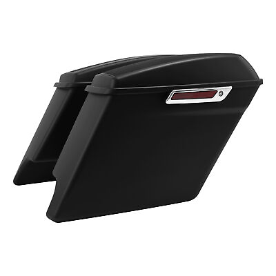 #ad 5quot; Extended Hard Saddlebags 5quot;x7quot; Speakers Cutout Fit For Harley Touring 14 24 $369.99